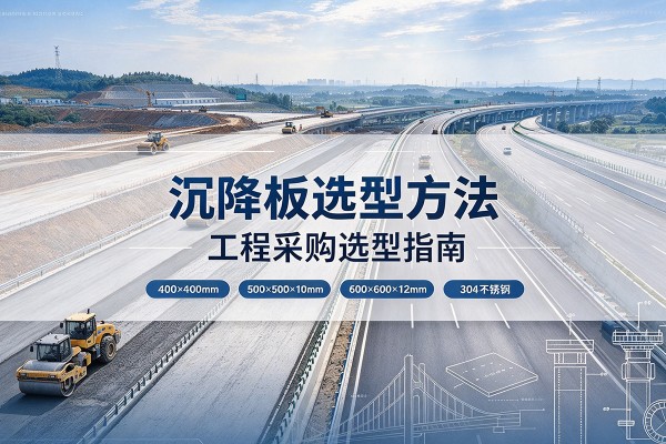 忻州沉降板选择方法