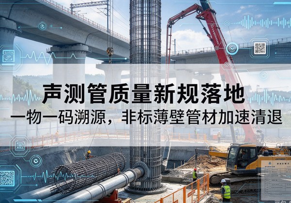 忻州声测管质量新规落地，一物一码溯源，非标薄壁管材加速清退