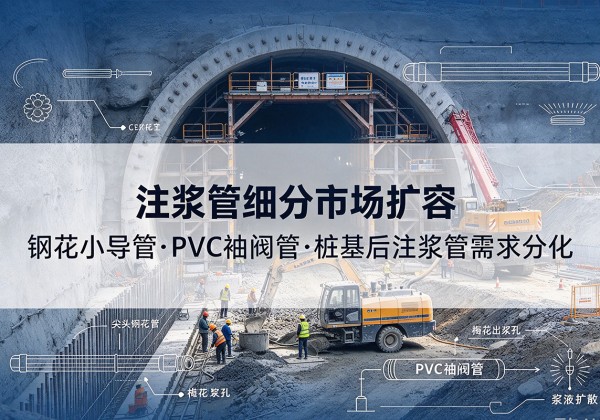 忻州注浆管细分市场扩容，隧道钢花小导管、PVC 袖阀管、桩基后注浆管需求分化