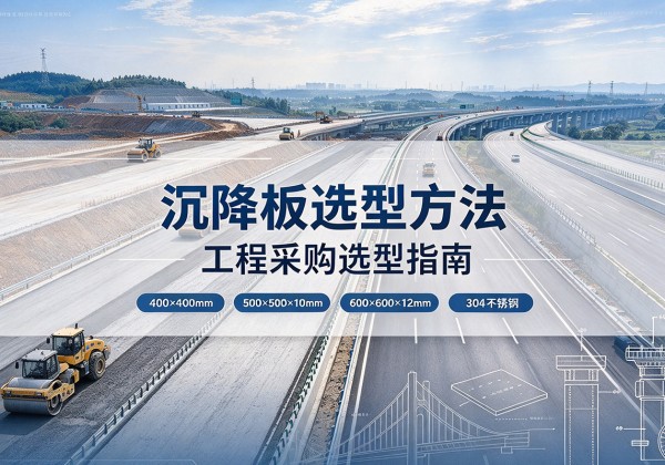 忻州沉降板选择方法